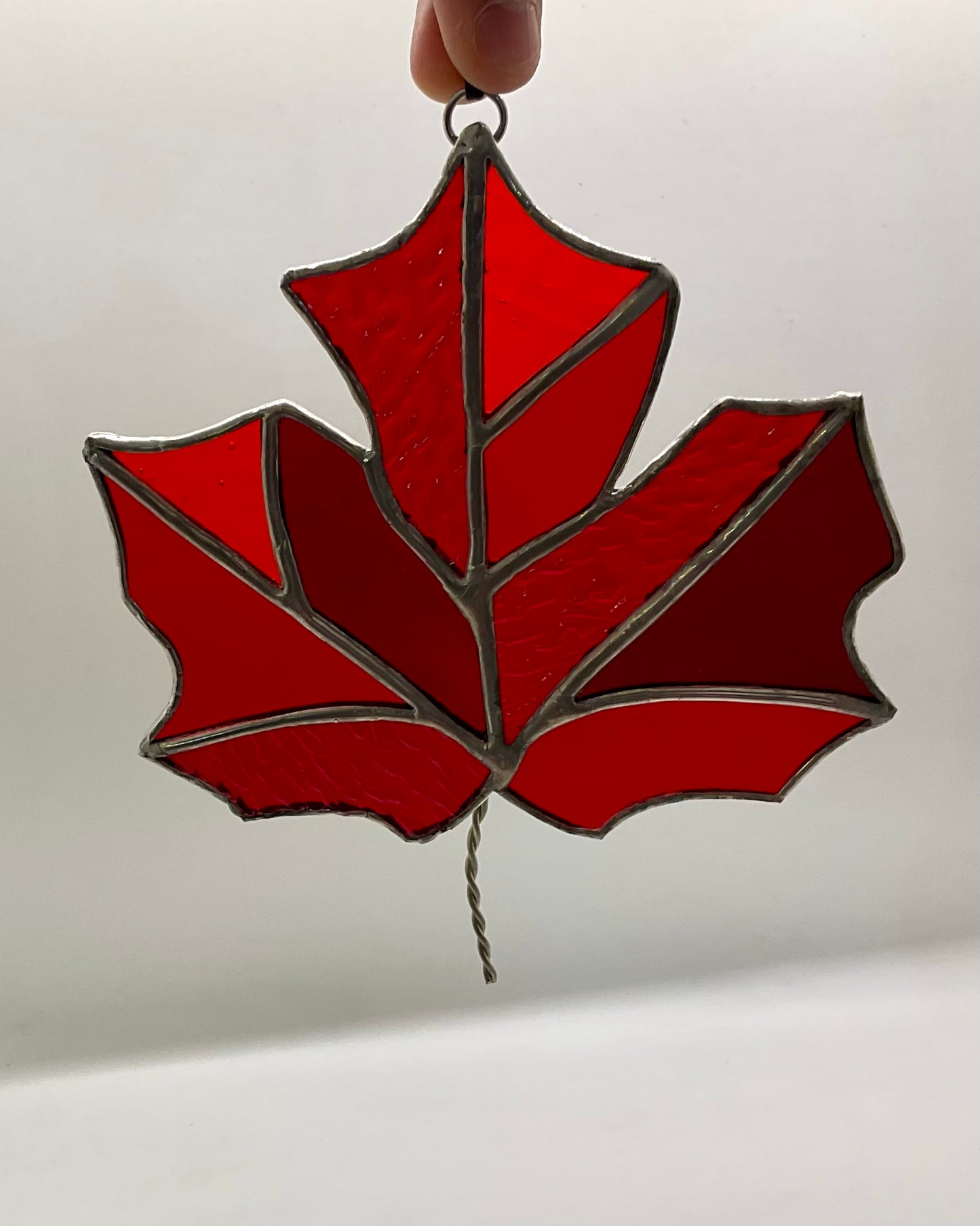 Maple leaf suncatcher