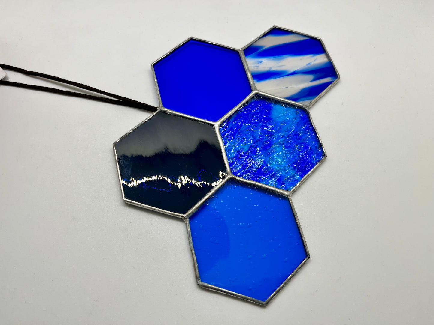 Blue honeycombs