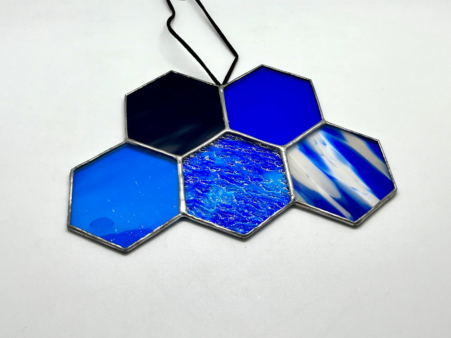 Blue honeycombs