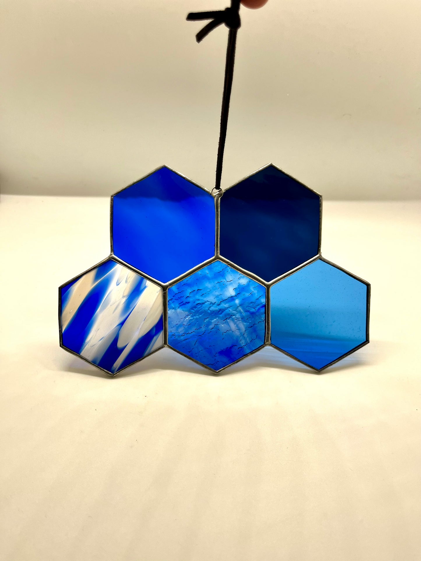 Blue honeycombs