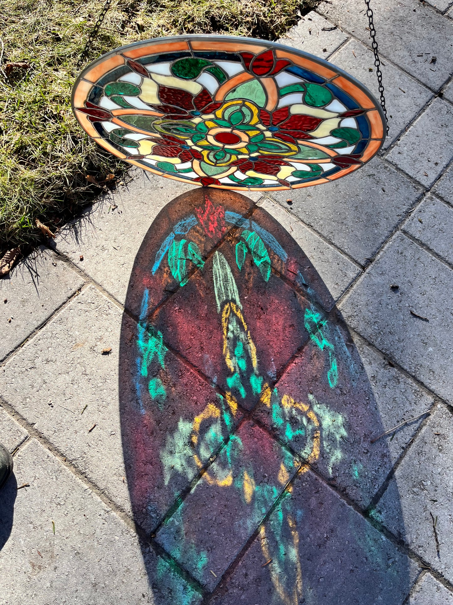 Victorian Blossom 17" round panel