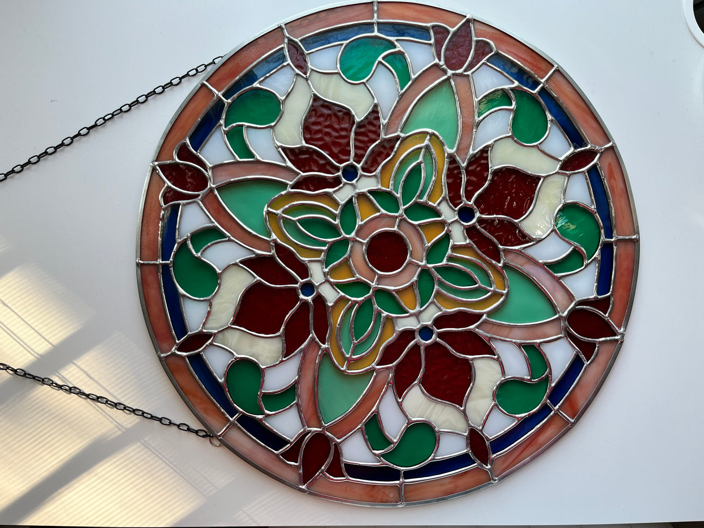Victorian Blossom 17" round panel