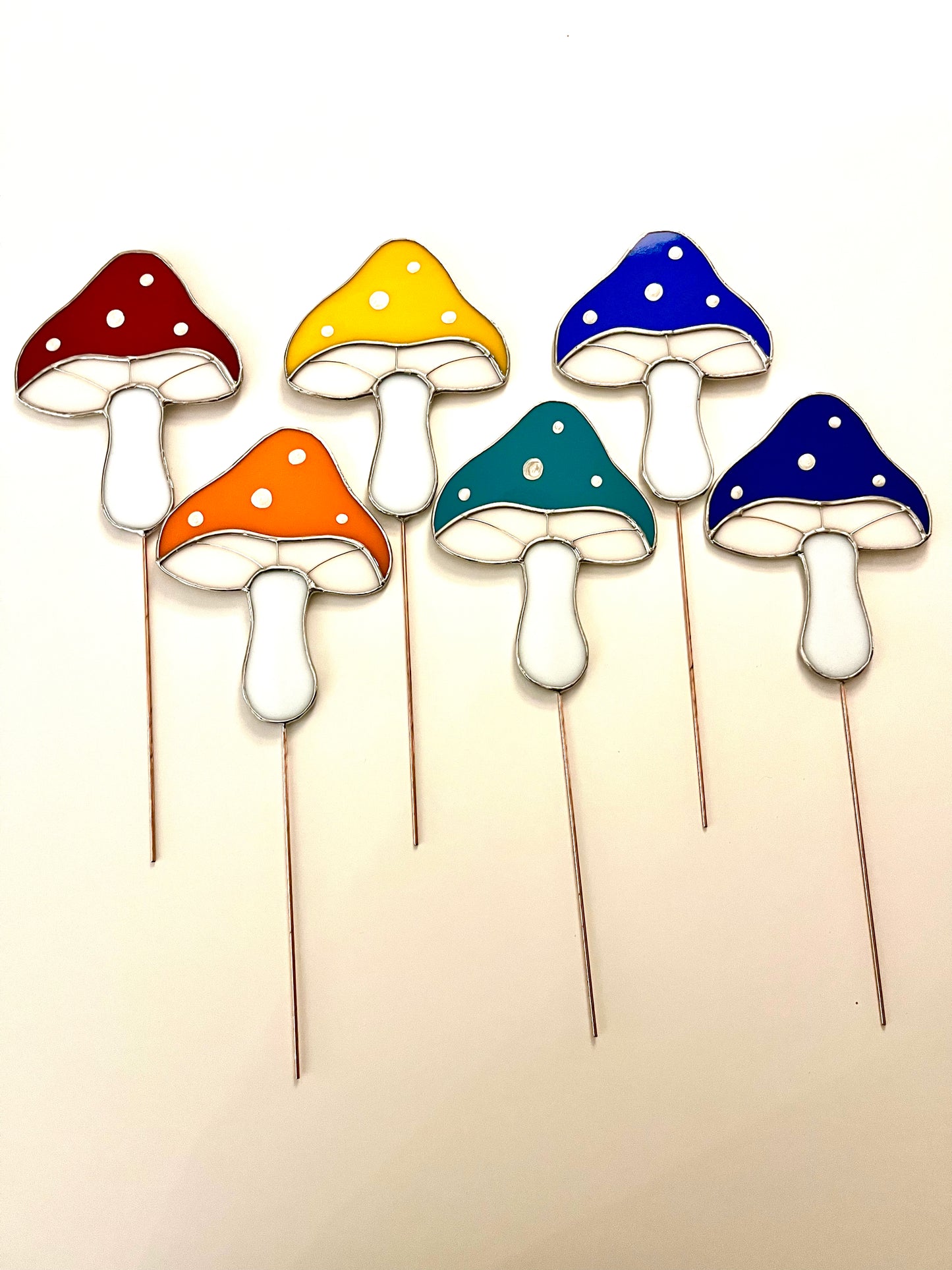 Mushroom plant stake