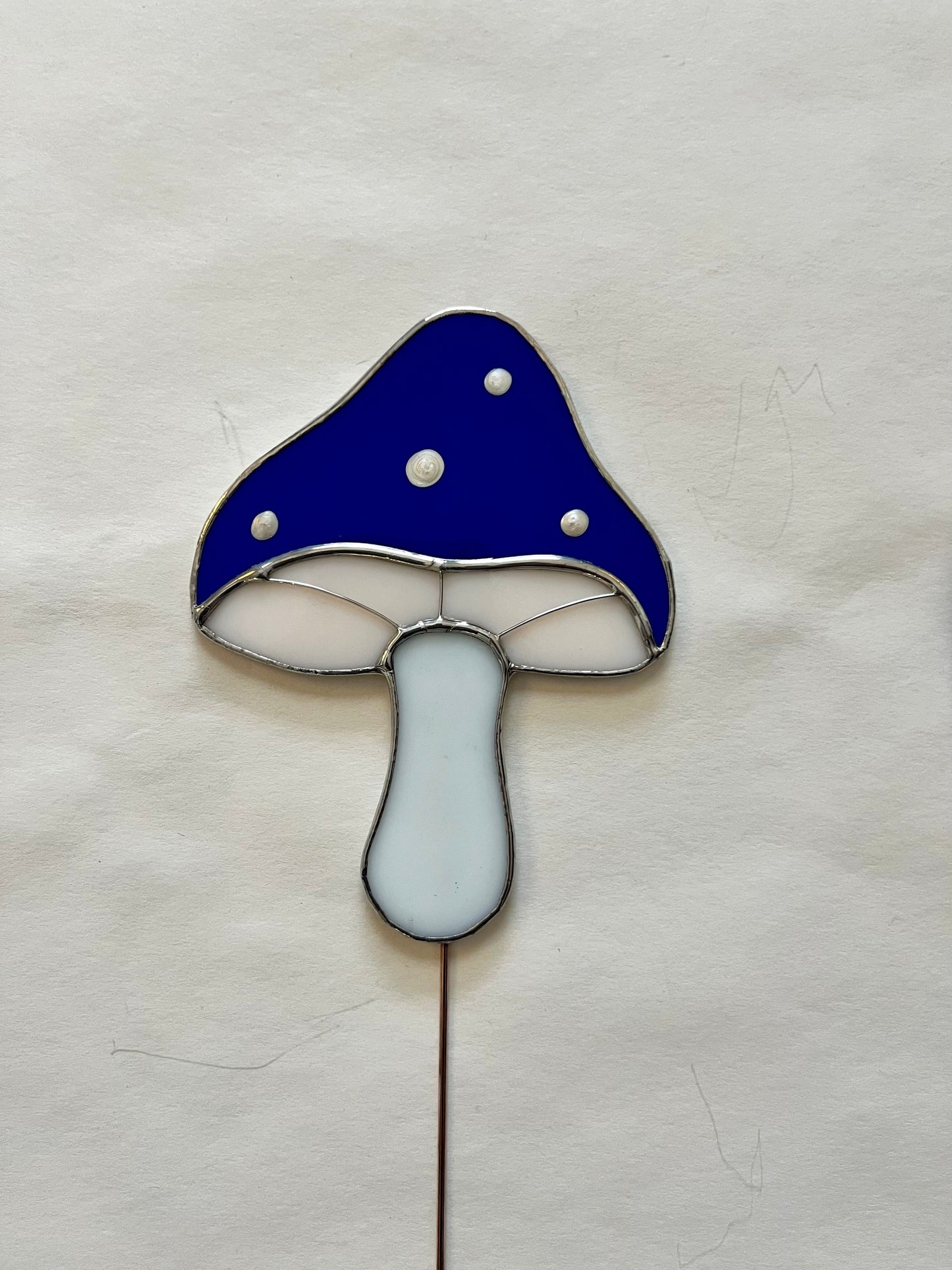 Mushroom plant stake