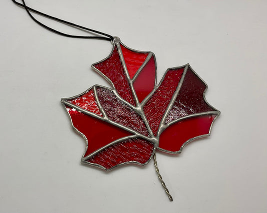 Maple leaf suncatcher
