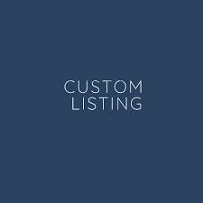 Custom listing for Krissa