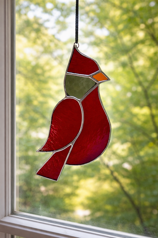 Cardinal suncatcher